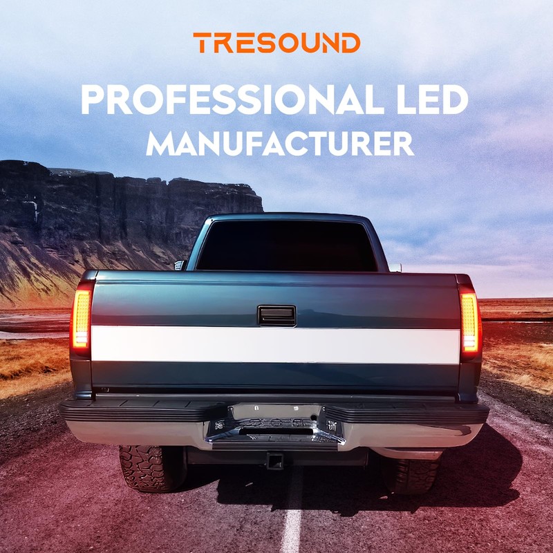 Tresound LED Tail Lights for Dodge Ram 1500 2007 2008,