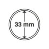 Leuchtturm Pack of 10 Gold Silver Euro Coin Capsules 14mm