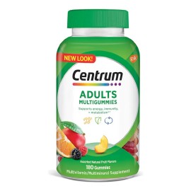 Multivitaminico Centrum Adultos Vitaminas 180 Gomitas Furtas Sabor Frutas