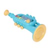 Horn Toy Simulation Design Dynamic Lighting Effect Musical Instrument Horn