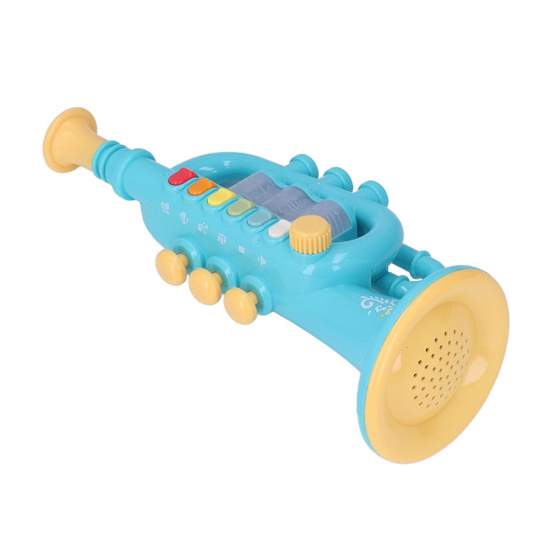 Horn Toy Simulation Design Dynamic Lighting Effect Musical Instrument Horn