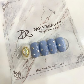 Dara Beauty January Art of the MonthStone Pearl Nail❣ / 다라뷰티 1월 이달의아트스톤 진주네일❣