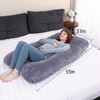 MOON PINE Pregnancy Pillow, U Shaped Full Body Pillow for