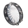 Tambourine Double Row 16 Pairs Metal Jingles Clear Sound Laser