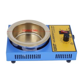 CUYT Soldering Desoldering Bath, Solder Pot, Portable Electronic Wire Production for Coil Pin Tin Plating Electronic (US standard 110V)