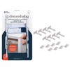 Dreambaby Adhesive Safety Latches for Drawers & Cabinets, White, 8