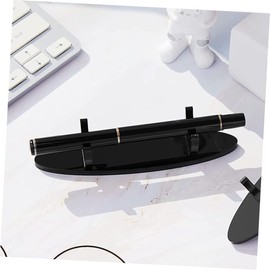 DIYEAH 4 Piezas organizador de escritorio acrilico exhibidor acrilico soporte para bolígrafo estante de la pluma de acrílico estante de exhibicion brocha de maquillaje portalápices lápiz