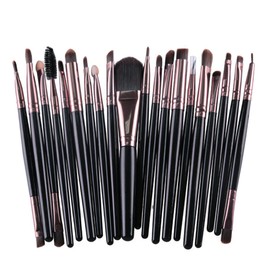 IWOWHERO 20pcs Makeup Brush Angled Eyebrow Brush Complete Kit for Face Makeup Soft for Application