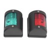 2Pcs LED Navigation Light PC Starboard Green Port Red 112.5°