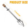 Multifunctional Food Clamp with Non-Slip Handle, Telescopic Ice Cube Grabber,