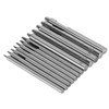 12pcs Leather Hole Punch Cutter 0.5‑5mm Hollow Punch Set for