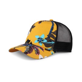 Djinns - Aloha Tiger Trucker Cap Mesh Cap Hat Cap Hat Caps, Multi wheat