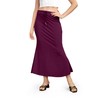 Kipzy - Falda larga de licra para mujer, para playa,