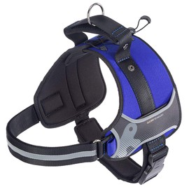 Ferplast Hercules Extra Large Dog Harness, Padded, Durable, Scratch-Resistant, Visible in the Dark with Handle
