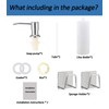 Sink Soap Dispenser Pump with 2 Sponge Holders, Curovtrp Soap
