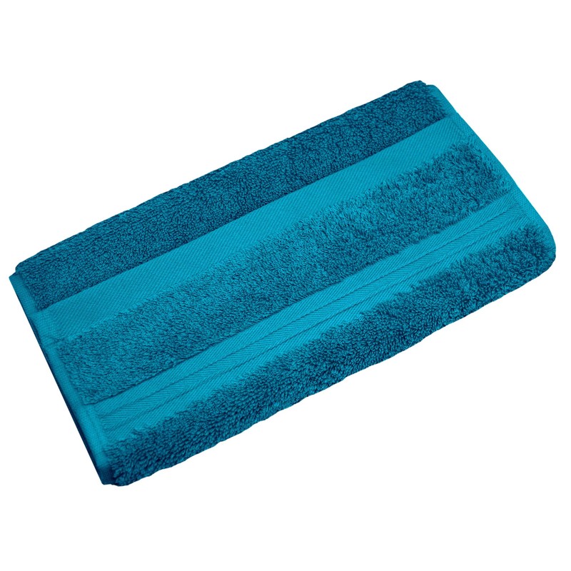 Lashuma Hand Towel Embroidered with Guests Blue - Petrol, Linz