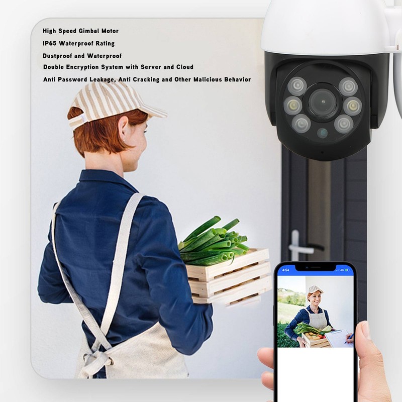 1080p Wifi Camera with Two Way Voice Intercom Wireless Connection