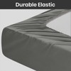 Prime Linens Extra Deep 30Cm Plain Fitted Sheet, Elastic Pocket