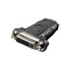 Goobay 60752 HDMI/DVI-I Adapter, Nickel Plated, Black