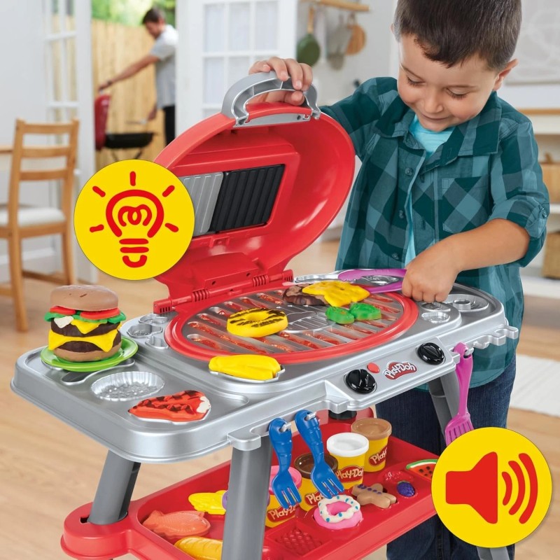 Play-Doh Hasbro Play-Doh Sizzlin' Grill Playset with Lights & Sounds