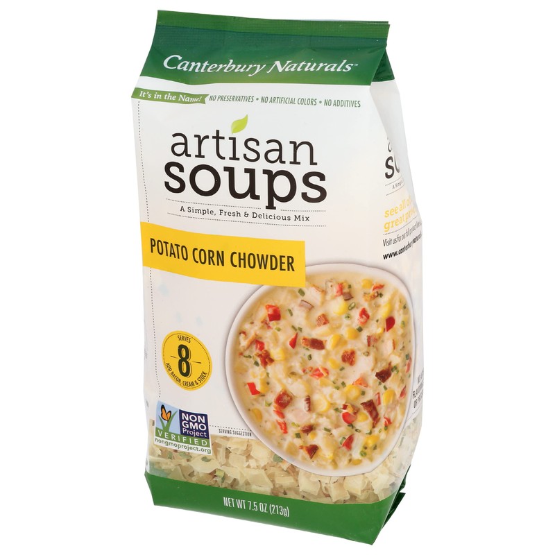 Canterbury Naturals Artisan Soup Mix, Potato Corn Chowder Soup Mix,