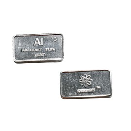 1 Gram Periodic Table Collection Aluminium Bar