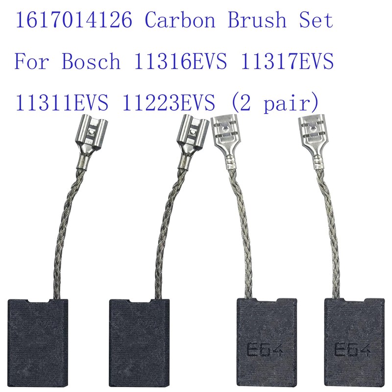Qissiq 1617014126 Carbon Brush Set for Boschh 11316EVS 11317EVS 11311EVS
