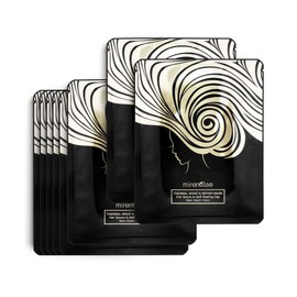 Mirenesse Thermal Wrap & Repair Hair Sheet Mask, Super Hydrating, Hair Growth Serum, Self Heating Foil Cap Deep Conditioner for Dry Damaged Colored Hair, Organic Coconut & Argan Oil, 1.4 oz (8 Pack)