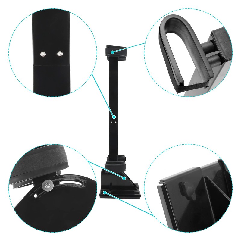 10L0L Golf Cart Gun Rack,Stand Up Gun Holder,Adjustable Guns Mount