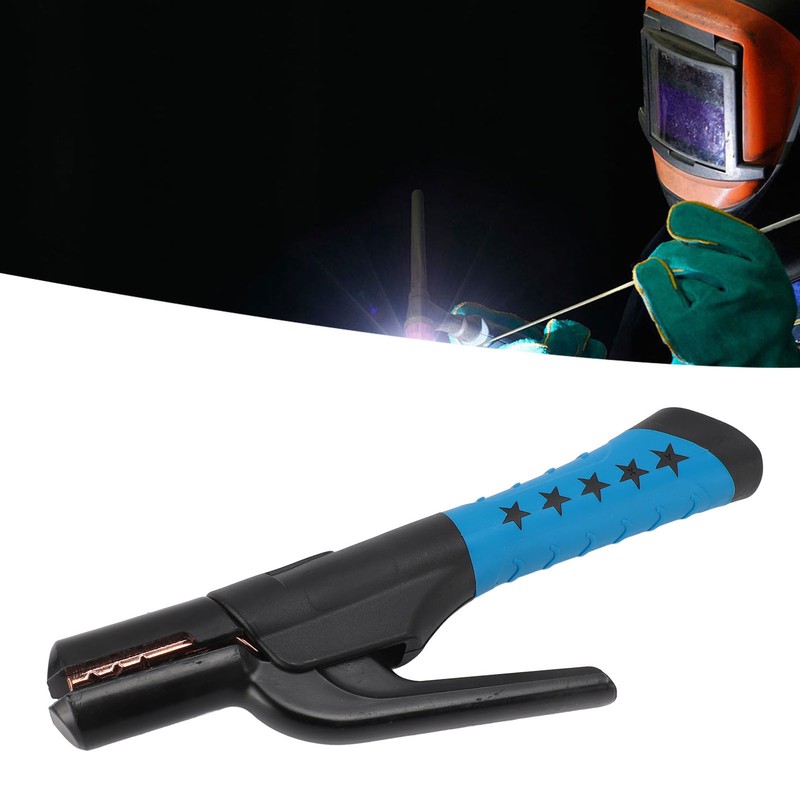 Welding Electrode Holder 500A Euro Style Heavy Duty Electrode Clamp