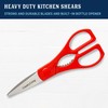 Country Living 20-Piece Kitchen Knife Quality Stainless-Steel Blades with Guards,