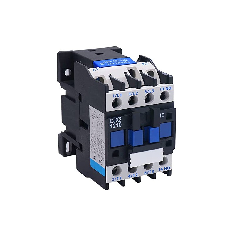 XMHF AC Contactor CJX2-1210 220V 12A 50/60Hz Coil 3P 3
