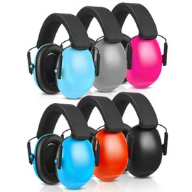 Amylove 6 Pcs Kids Noise Reduction Headphones Ear Protection Earmuffs Noise Reduction Earmuffs 30dB Adjustable for Toddlers(Cute)