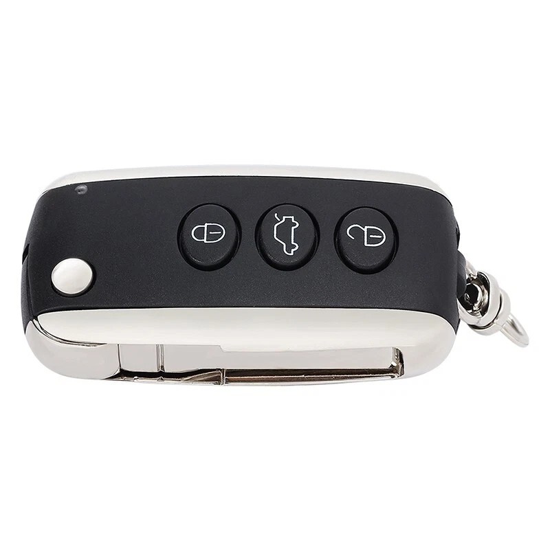keyecu 2x Smart Remote Key Shell Case Fob for Bentley