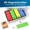 YOURGANIZE YOURGANIZE® Magnetstreifen beschreibbar | 80 Stück, 60x20 mm |