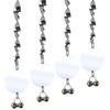 Bird Scare Rods, Silver Hanging Plastic Bird Deterrent Device with