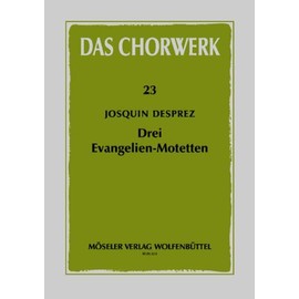 Three gospel motets: 23. mixed choir.