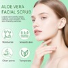 Facial Scrub & Face Exfoliator for Smooth Skin Aloe Vera