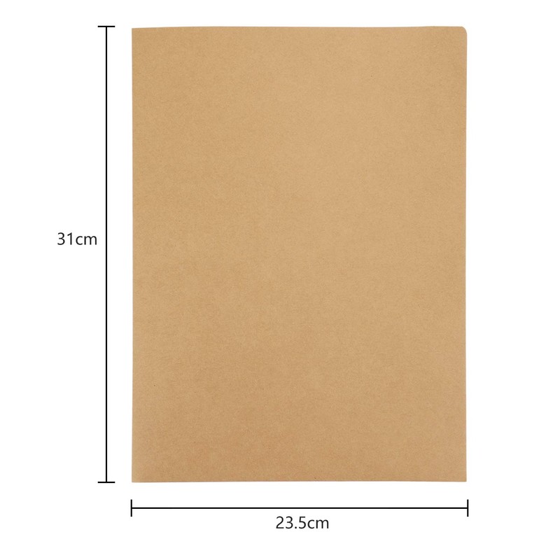 10pcs Kraft Paper Folder Set A4 File Folder File Folder