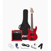LyxPro 30" CS Series Electric Guitar Kit - Color: Red,