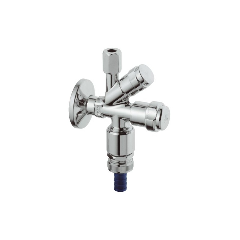 Grohe 41082000 WAS Angle Valve Chrome-Plated 0.5 Inches with Tube