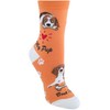 Women's My Pup Crew Novelty Socks, Beagle