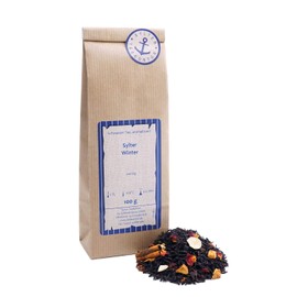Black Tea Loose Winter Cinnamon Apple, Almonds, Rose Petals Black Tea Spices 250 g