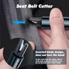 KENPOJO 2 in 1 Seat Belt Cutter Emergency Hammer, 2