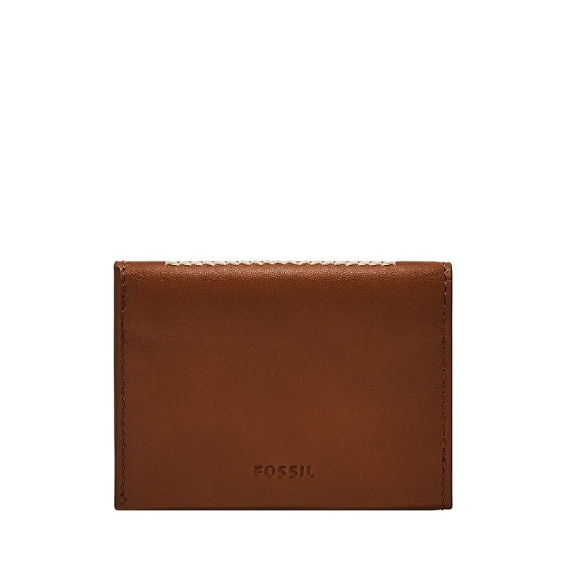 Fossil Snap Bifold ML4642001, brown, Casual