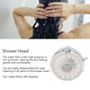 G1/2 Male Thread Shower Head Temperature Controlled 3 Color Changing
