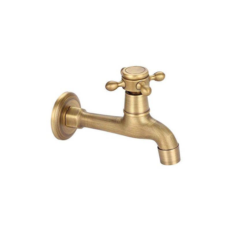 Water Faucet Long Faucet Antique Brass Single Cold Water Tap