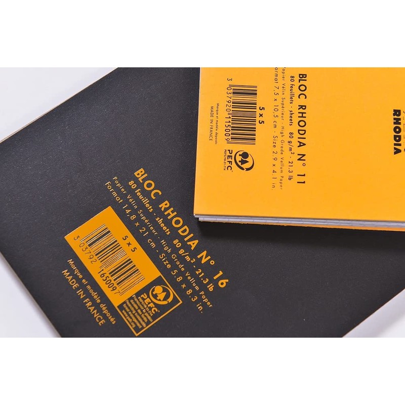Rhodia A6 Notepad - Black