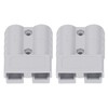 2 Set Battery Quick Connector Kit PC Shell Silver Plated