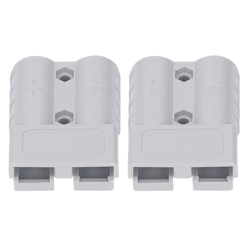 2 Set Battery Quick Connector Kit PC Shell Silver Plated